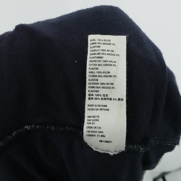 Free People Crop Top Blue Sheer Floral Puff Sleeve Cottagecore Boho Size Large - Picture 13 of 13